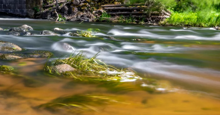 First photo with exposure - My, Long Exposure, Excerpt, Long exposure, Water