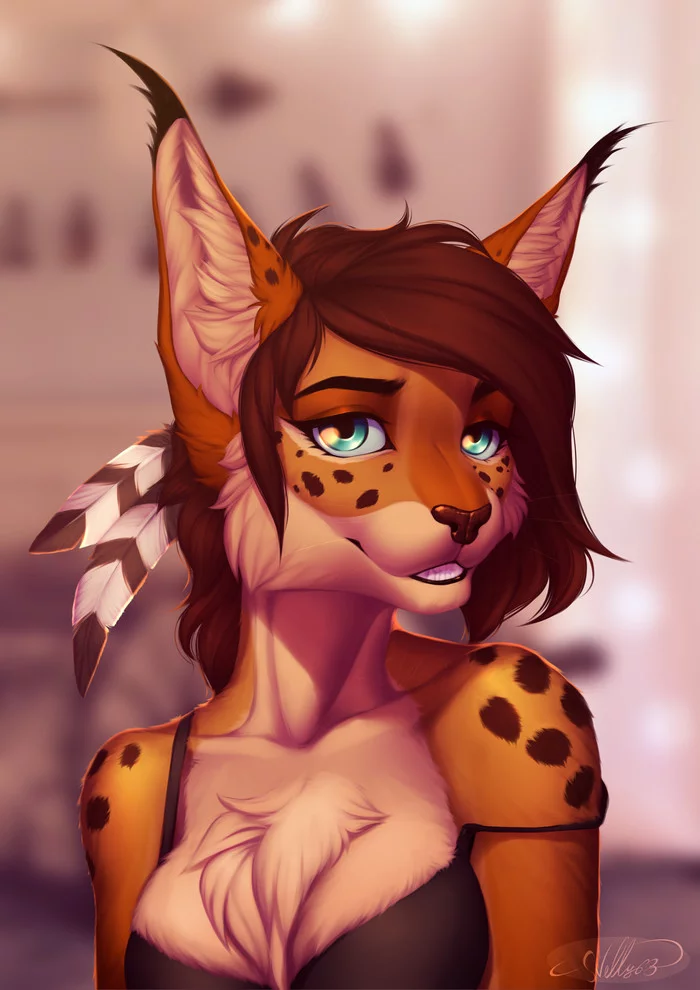 Ryska - NSFW, Furry, Anthro, Art, Furry edge, Nelly63