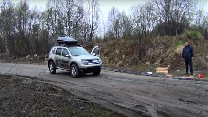 Electric Winch 12000 winch test on Duster, or how Vasya got stuck! Murmansk, 4x4, PerekatiKolsky - My, Renault Duster, Murmansk, Niva, Windlass, Ural, Kola Peninsula, 4x4, Trash, Video