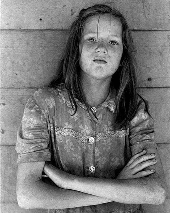 Appalachian Girl - USA, Girls, Black and white photo, Kentucky, Appalachian mountains, Pride, Retro