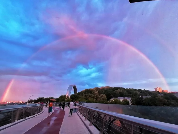 Week of rain - My, Rainbow, Sky, Kiev