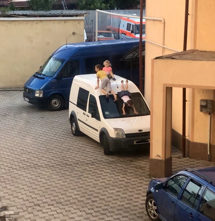 Children - My, Children, Flowers of life, Car, Shkodnik