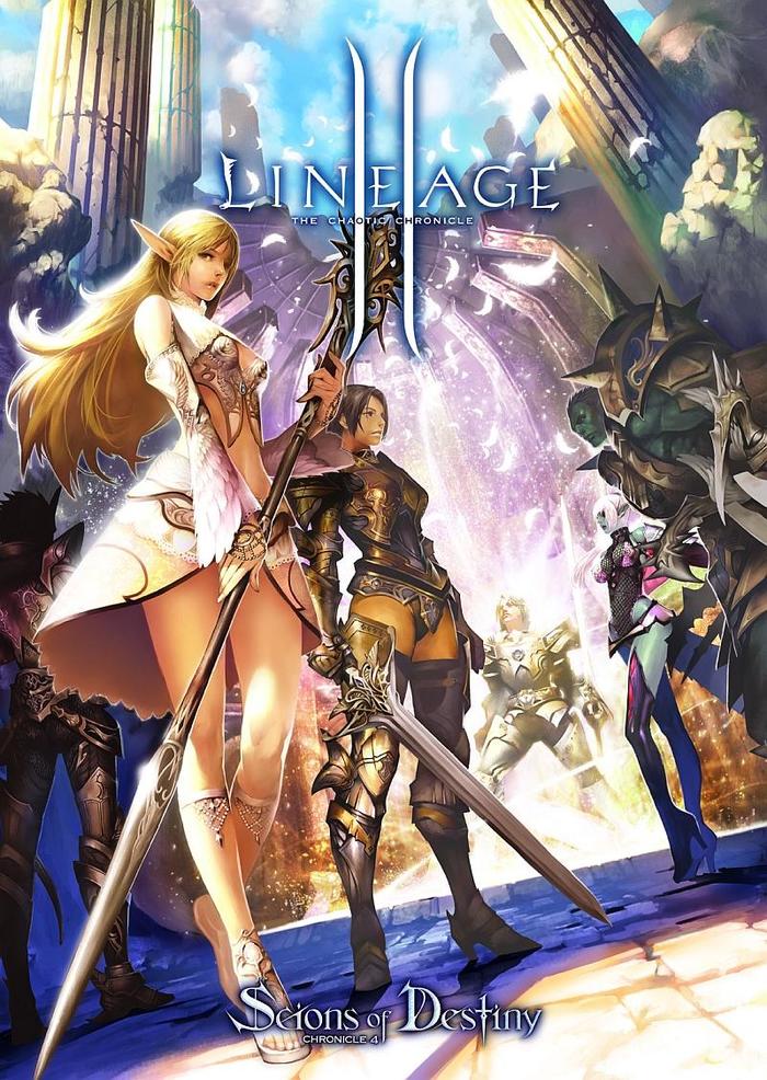 Lineage 2 chronicle 4 scions of destiny. Nostalgia, best game of 2007 - Game art, Lineage 2