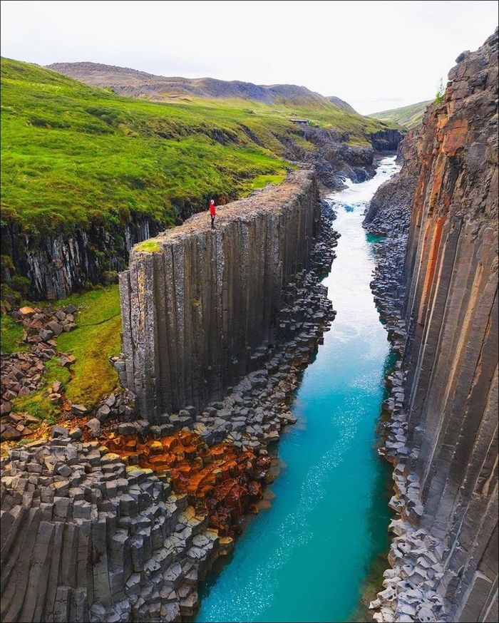 Studlagil Canyon - Iceland, Canyon, The photo