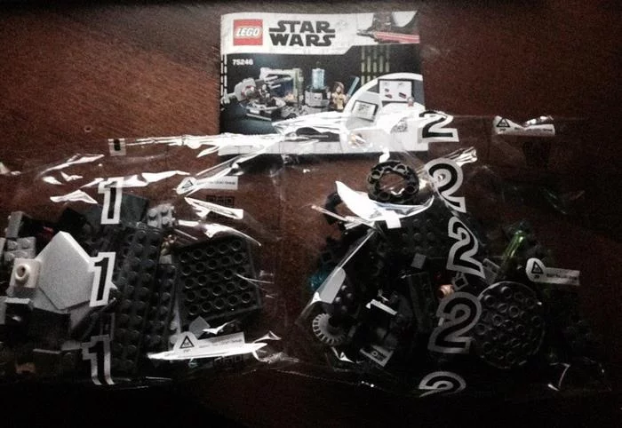 My first official LEGO set. LEGO: Star Wars set 75246 - My, Lego, Star Wars, Childhood, Longpost, Series LEGO