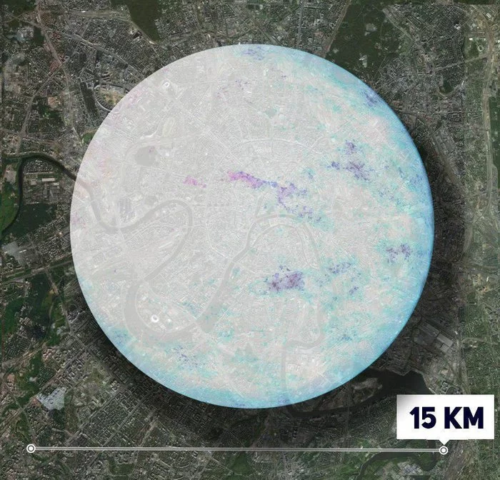 Neutron star on the scale of Moscow - Space, Neutron stars, Moscow