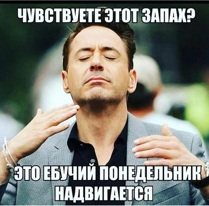 Uuu, s..ka!!! - Robert Downey Jr., Monday, Do not judge strictly