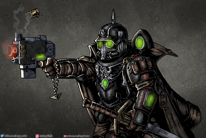   Llcesarll, Cesar Art, Warhammer 40k, Militarum Tempestus, Wh Art, 