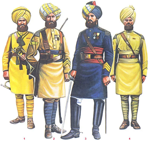 Skinner's Yellow Boys: history and uniforms - India, Colonial troops, Cavalry, Past, Military, Story, A uniform, Longpost