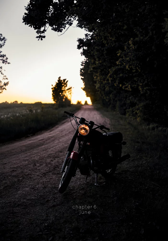 Post #7506845 - Longpost, Retro, Sunset, Motorcycles, Motorcycle Java, Moto, Summer, Jawa, My