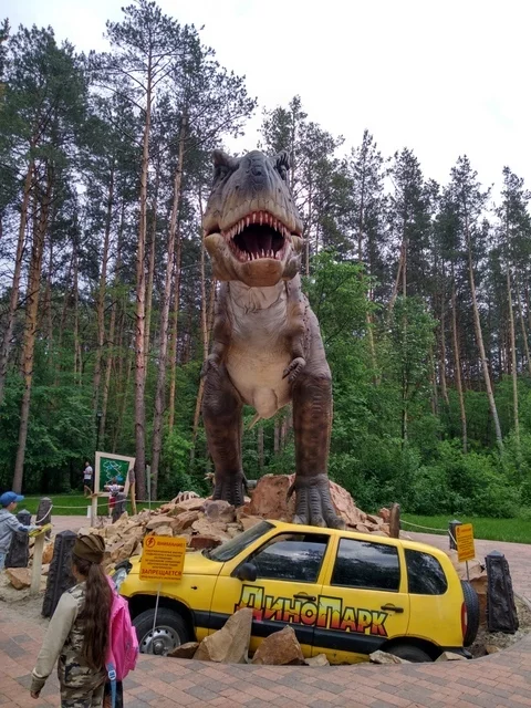 Belgorod Dinopark - My, Dinosaurs, Dinopark, Belgorod, Travel across Russia, Video, Longpost