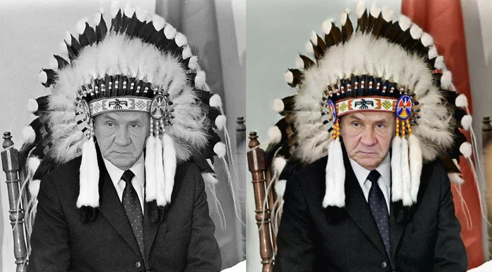 My colorization - My, Colorization, the USSR, Kosygin, Indians