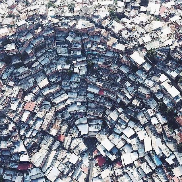 Caracas, Venezuela - Caracas, Venezuela, Slum, Favelas, Residential complex, House, Building, Town