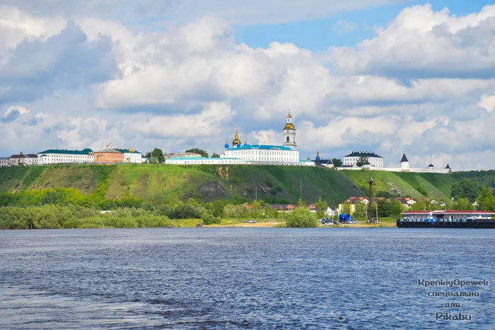 Град на холме - Моё, Тобольск, Тобольский кремль, Иртыш, Фотография