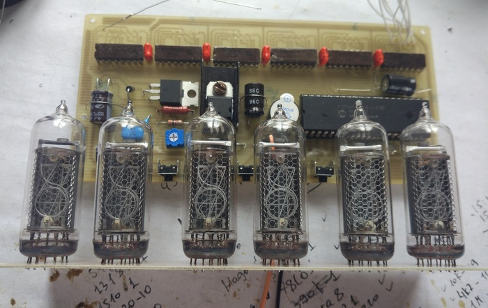 Часы на лампах ИН-14. Статическая индикация Nixie clock, Своими руками, Самоделки, Часы, Ламповые часы, Электроника, Длиннопост