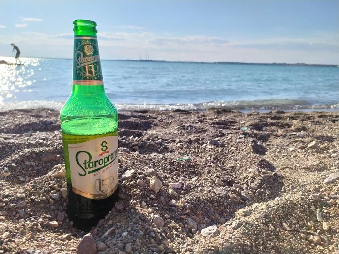 Balkhash, Bertys bay, evening - My, Lake, Balkhash, Beer, Beach, Kazakhstan, Relaxation