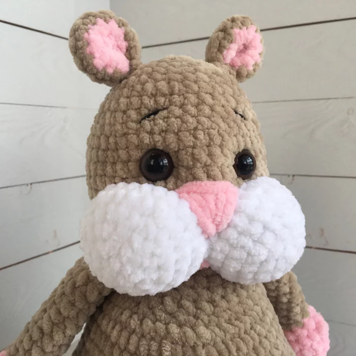 Do you love hamsters? - My, Toys, Knitted toys, Hamster, Amigurumi, Handmade, Pets, Pet, Longpost, Needlework without process