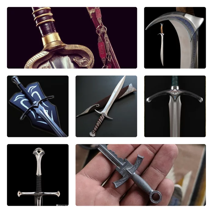 Confess, who lost his sword!? - My, Lord of the Rings, Sword, Narsil, Andryl, Weapon, The hobbit, Humor