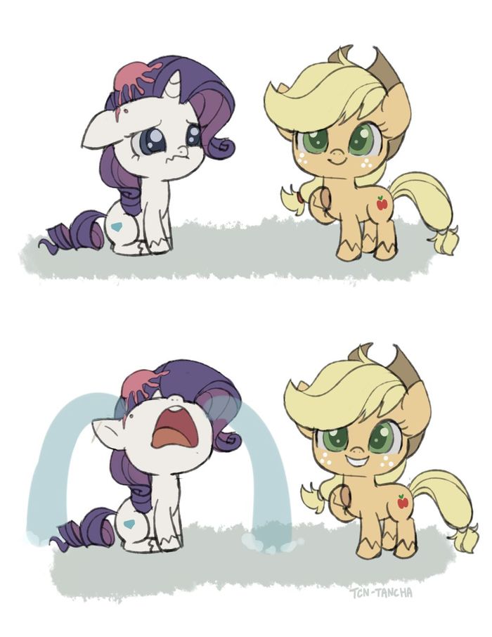  , ,    ? My Little Pony, Pony Life, Ponyart, Applejack, Rarity, Looknamtcn