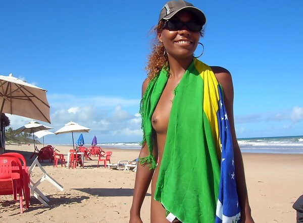 Brazilian Beach - NSFW, Girls, Beach, Ocean, Mulatto, Brazil