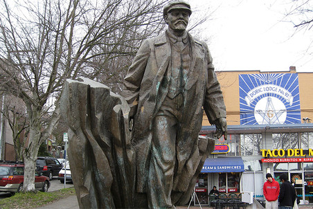 Monument to Lenin in the USA - how? - My, Cat_cat, Story, Lenin, USA, Seattle, Monument, The statue, Longpost, Sculpture