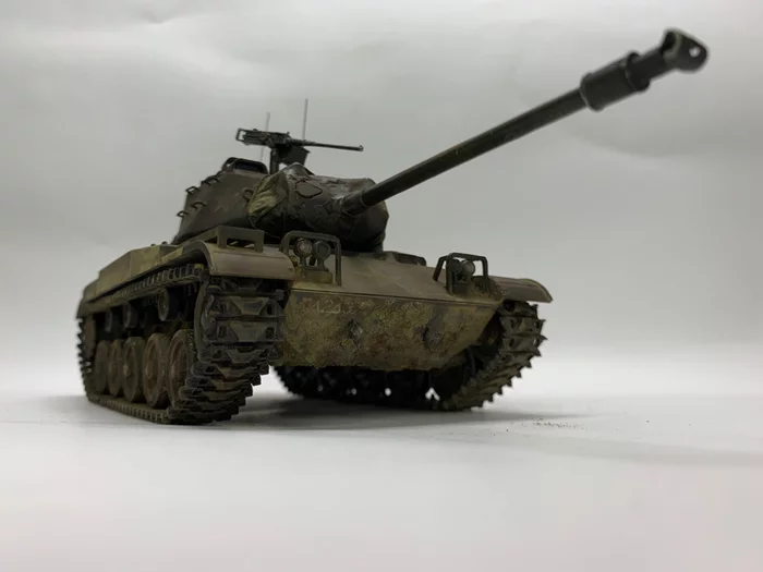 M41 bulldog в масштабе 1/35 от Tamiya - Моё, Танки, Стендовый моделизм, Рукожоп, Длиннопост