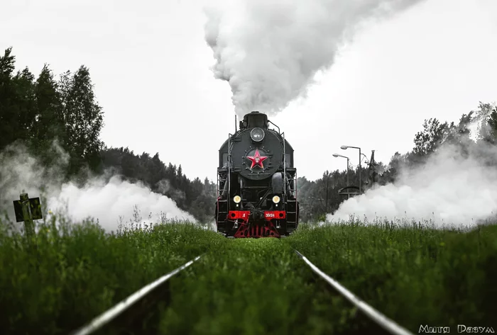 Pump up the park, reload - My, The photo, Russia, A train, Travels, Locomotive, Railway