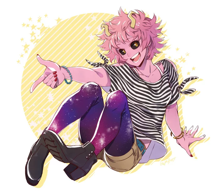 Mina Ashido - Anime art, Ashido mina, Anime, Boku no hero academia