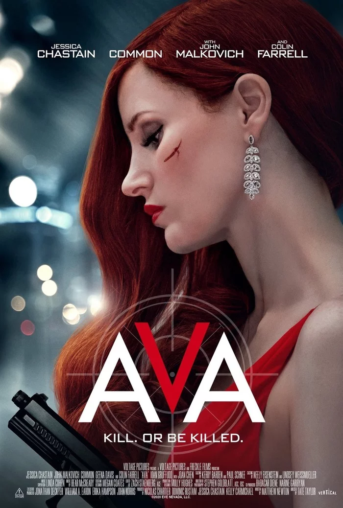 Trailer for Tate Taylor's action film Agent Eve / Ava - Jessica Chastain, Боевики, Spy Movie, Trailer, Colin Farrell, Video, Longpost