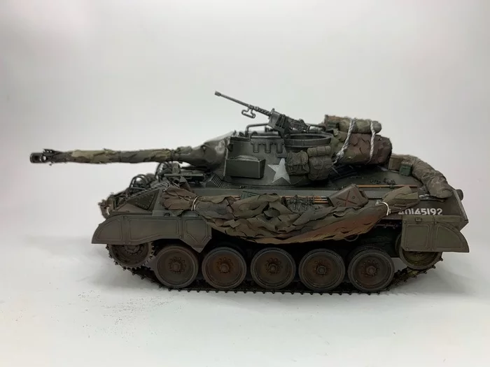 M18 Hellcat 1/35 scale from Academy - My, Tanks, Stand modeling, Rukozhop, Longpost