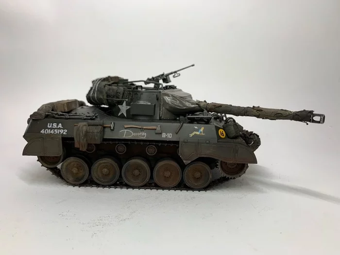 M18 Hellcat 1/35 scale from Academy - My, Tanks, Stand modeling, Rukozhop, Longpost