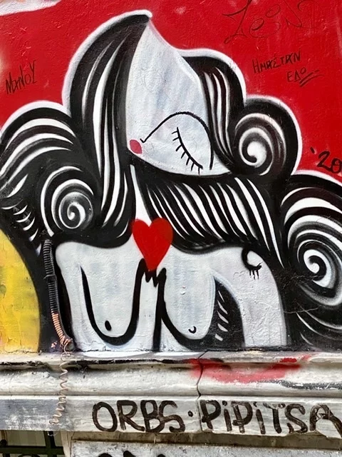 Graffiti in the Athens district of Exarchia - My, The photo, Graffiti, Street art, Art, Athens, Greece, Longpost