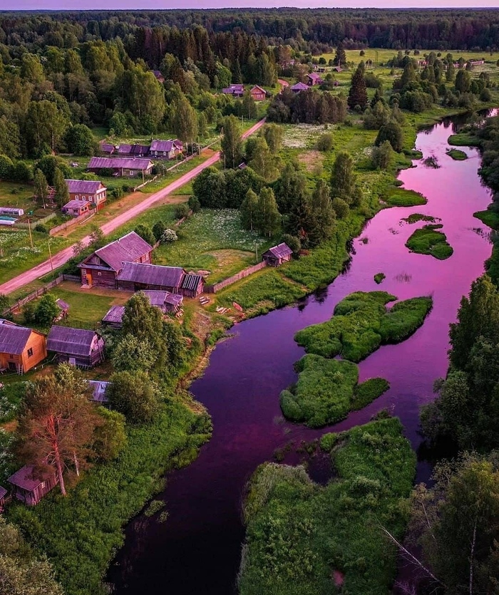 Деревня Коробище. Ленинградская область