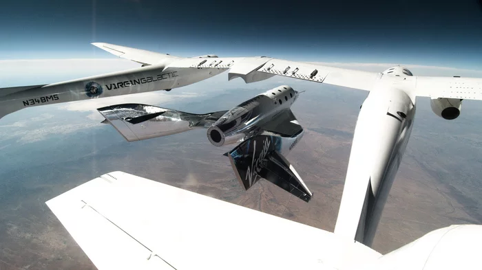 Virgin Galactic выполнили второй тестовый полет SpaceShipTwo - Virgin Galactic, Spaceshiptwo, Полет, Авиация, Космос, Испытание