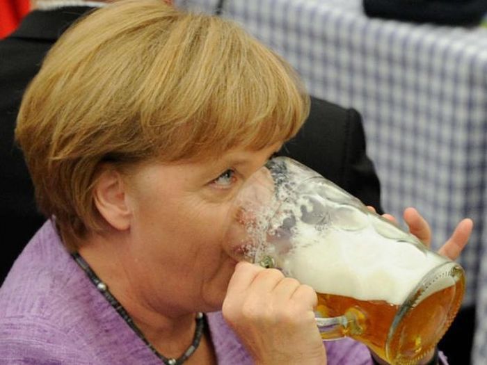 How much will you blow on Saturday? - Blower, Blowing, Angela Merkel, Beer