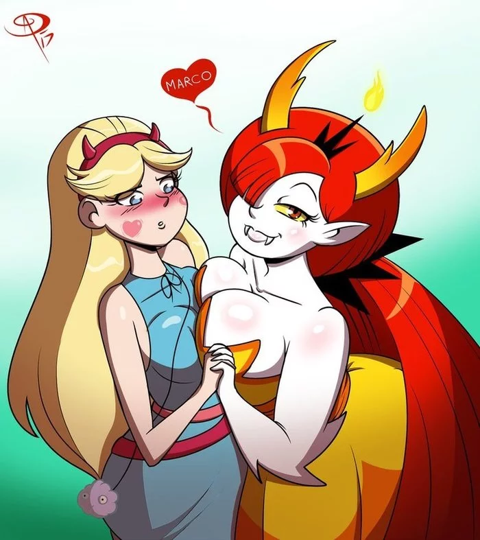 Стар против сил зла.Арт (.) (.) - Star vs Forces of Evil, Мультфильмы, Арт, Star Butterfly, Hekapoo