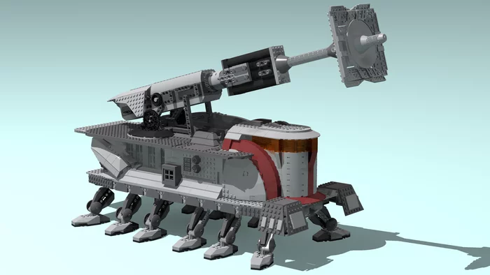 Lego Star Wars SPHAT (Lego Star Wars Clone Artillery) - My, Lego, Star Wars, Constructor, Games, Ldd, Toys, Longpost