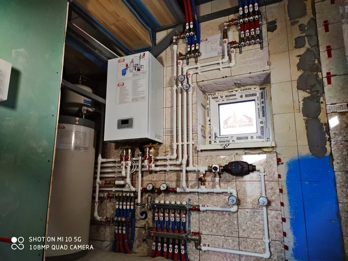 May 24, 2020. MYAGLOVO - My, Warm floor, Boiler room, Project, Revit, Engineering, Installation of heating systems, Building, Water supply, Video, Longpost