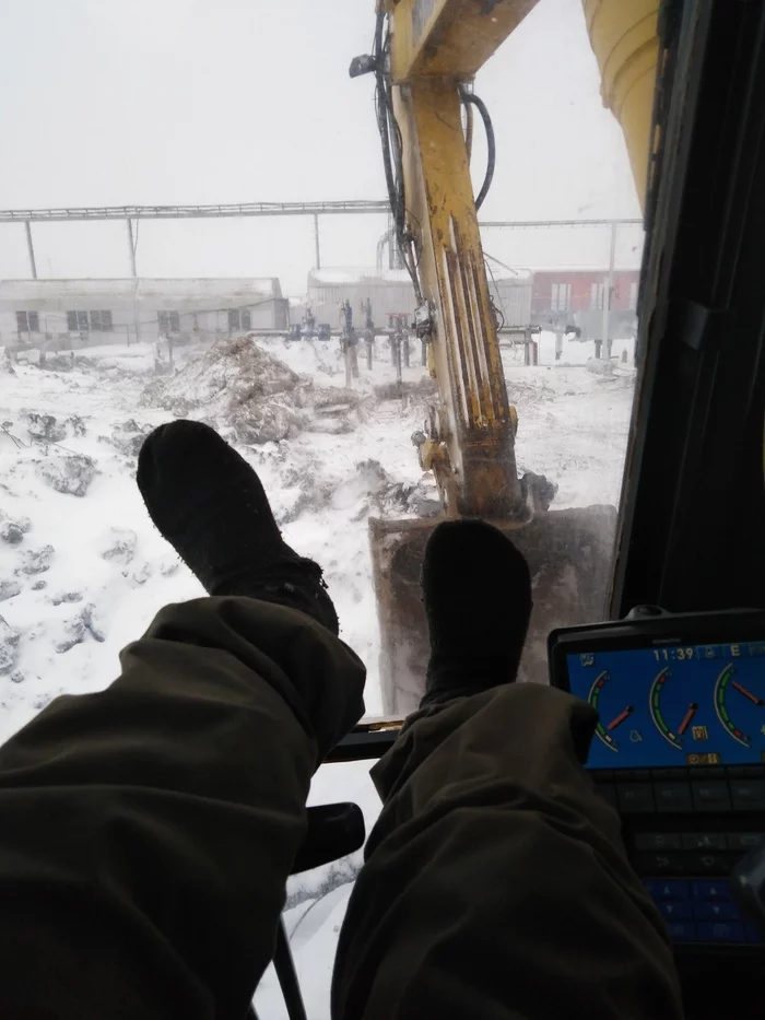 Well? Let's go for the first time - My, Watch, North, Mat, Longpost, Kamaz, Work