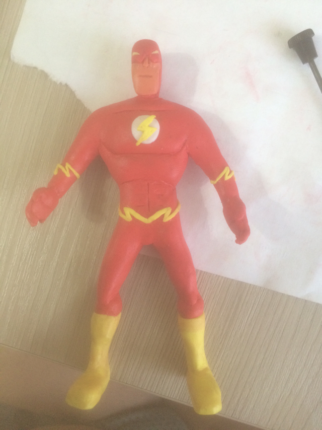 Polymer clay flash - My, Flash, Justice League DC Comics Universe, Dc comics, Comics, Superheroes, Animated series, Polymer clay, Needlework with process, Longpost