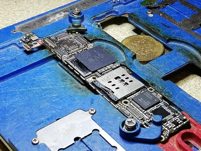 iPhone 6s. Replacing RAM memory - My, Repair of equipment, Repair iPhone, Video, Longpost, iPhone