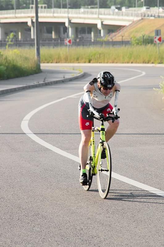 Will and desire - My, Paratriathlon, A bike, Disabled person