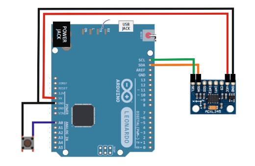 Mouse Accelerometer for PC on Arduino in ArduBlock - My, Arduino, Ardublock, Video