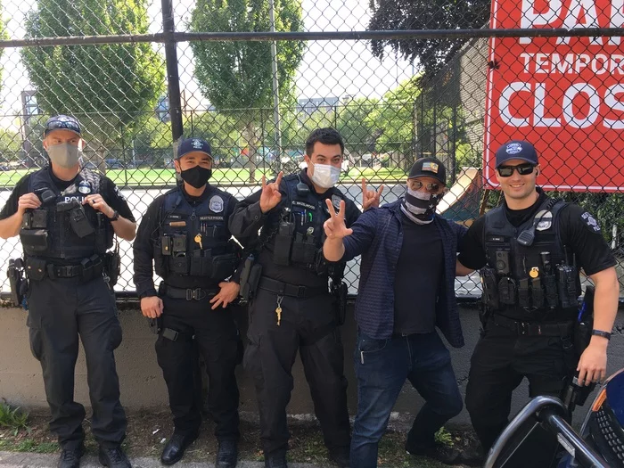 Independence Day. Seattle - My, USA, US police, Chaz, Protest, Independence Day, Longpost