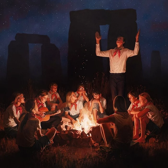 Eternal Bonfire of Stonehenge - Art, Drawing, Doping Pong, Pioneers