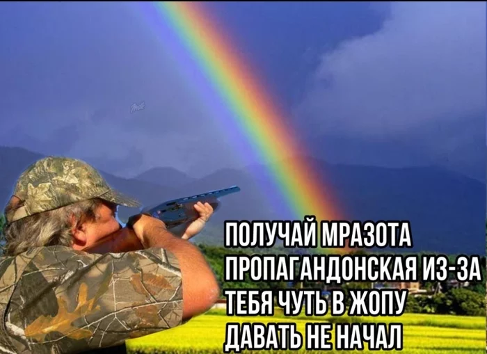 Post #7567709 - Rainbow, Ekaterina Lakhova, LGBT, Scandal, Reply to post, Picture with text