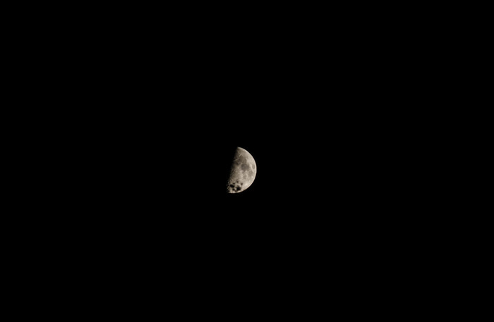 Moon over Belarus - My, moon, Beginning photographer, Landscape