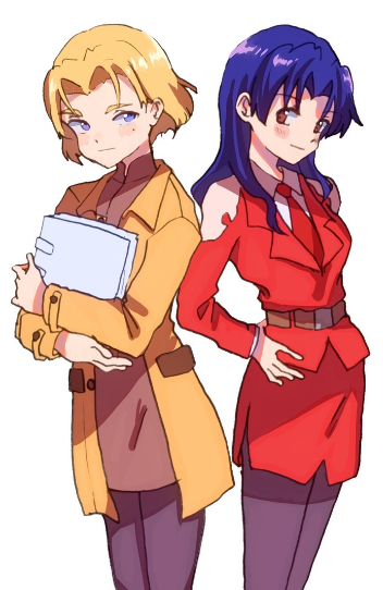    , , , Evangelion, Misato Katsuragi, Yuri, 