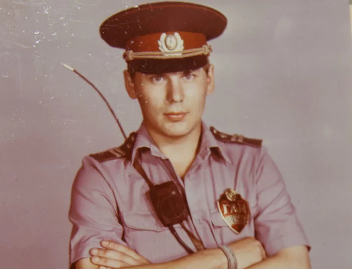 Junior traffic police sergeant Yuri Klinskikh, USSR, 1980s - Punks, Gaza Strip (group), Rock, Militia, Story, Yuri Khoy