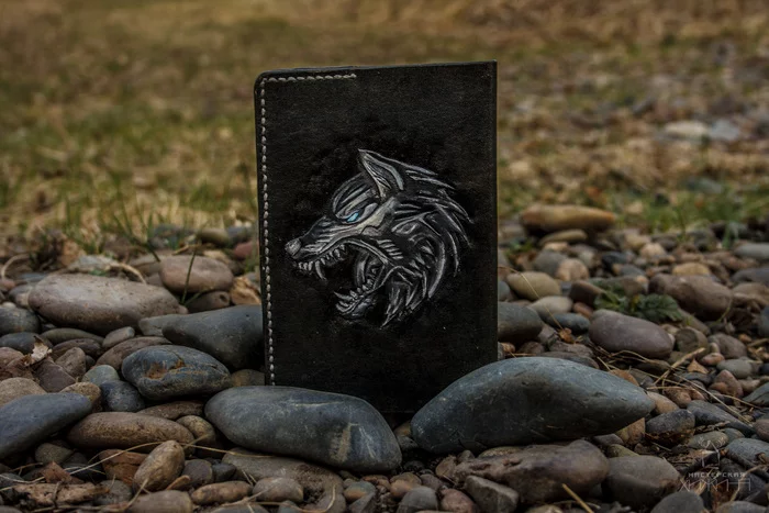 Passport cover Space Wolves - My, Cover, , Needlework without process, Warhammer 40k, Space wolves, Longpost